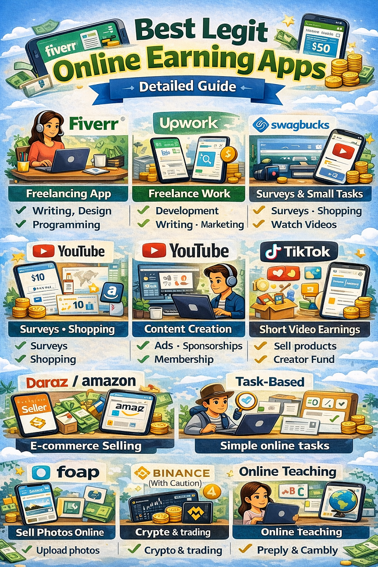 Best Legit Online Earning Apps