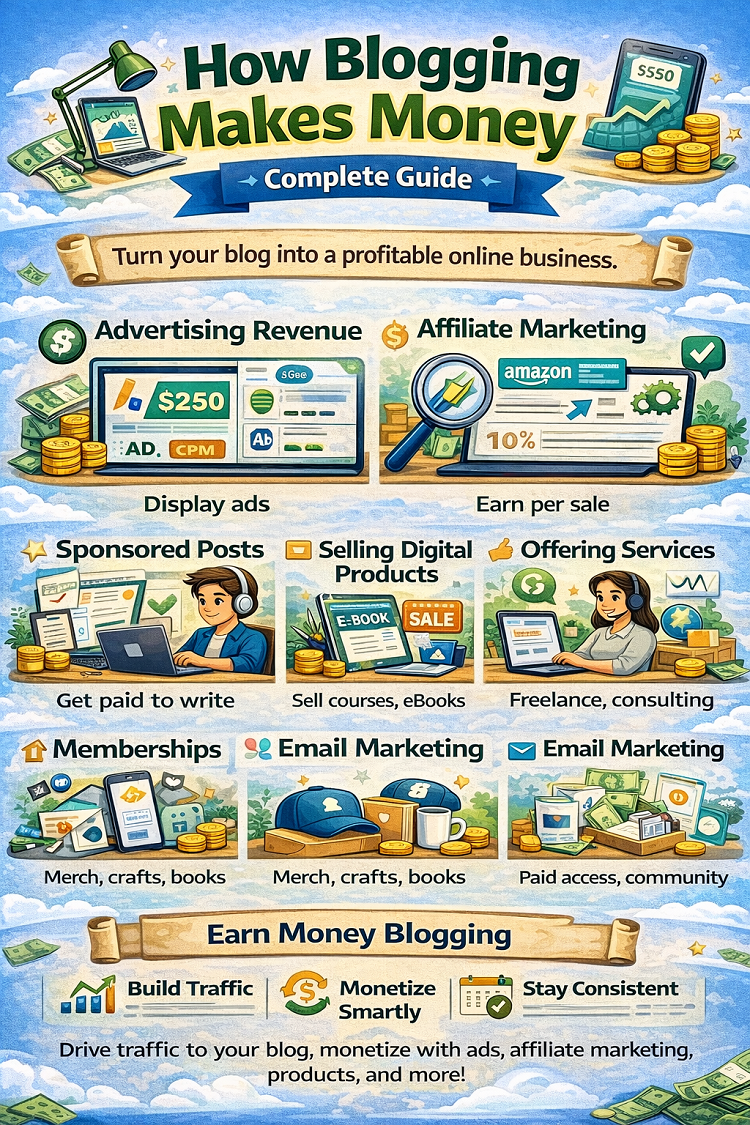 How Blogging Makes Money (Complete Guide)