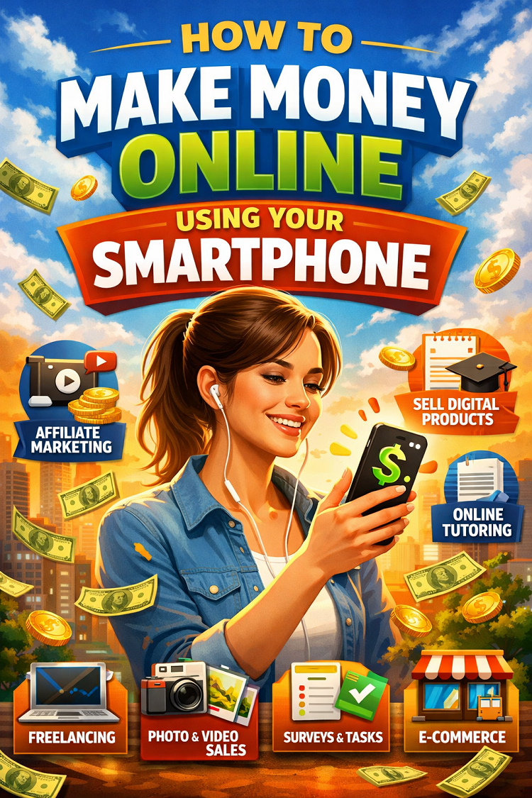 How to Make Money Online Using Your Smartphone