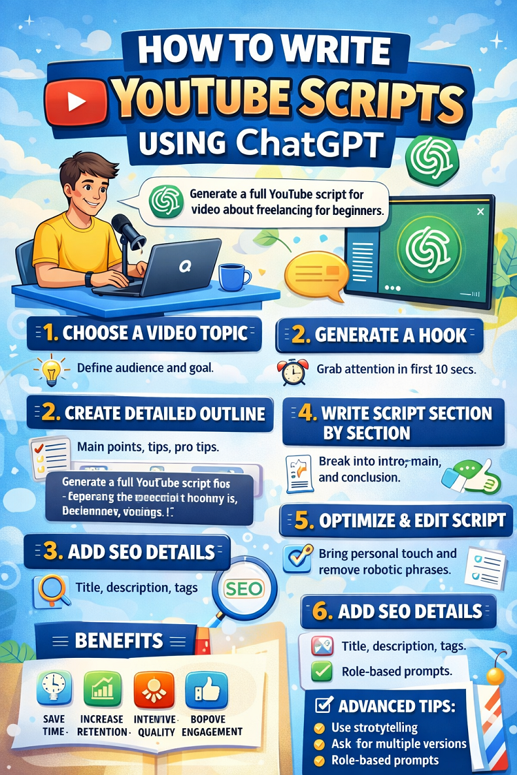How to Write YouTube Scripts Using ChatGPT