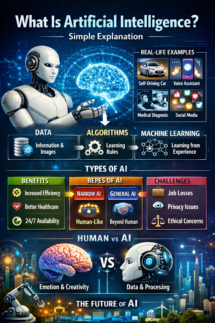 What Is Artificial Intelligence? Simple Explanation
