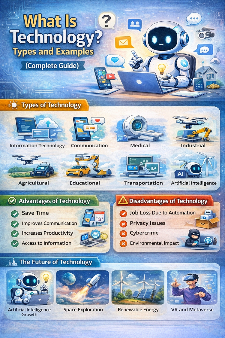 What Is Technology? Types and Examples (Complete Guide)