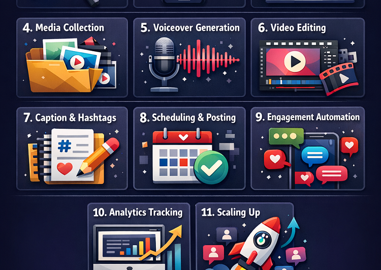 How TikTok Automation Works (Basic Workflow)