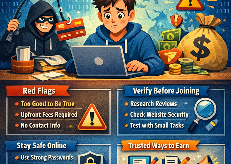 How to Avoid Online Earning Scams