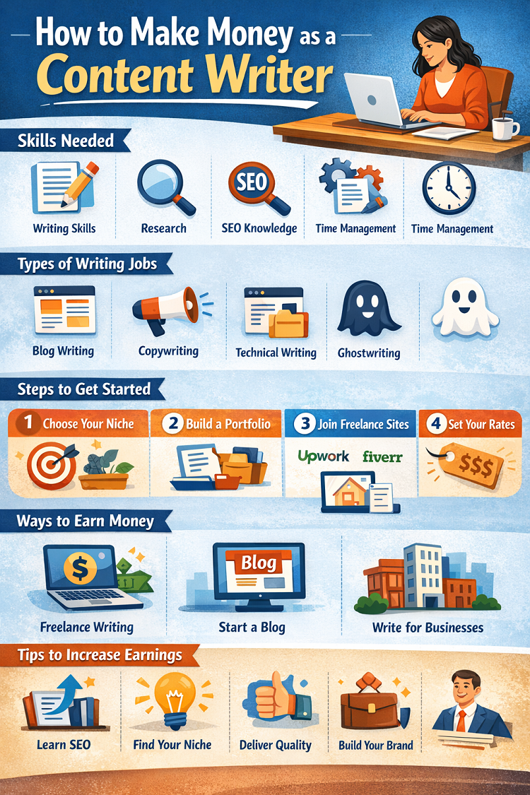 How to Make Money as a Content Writer