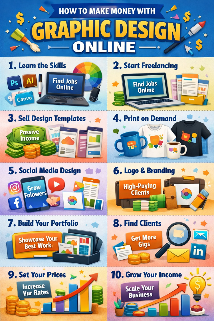 How to Make Money with Graphic Design Online