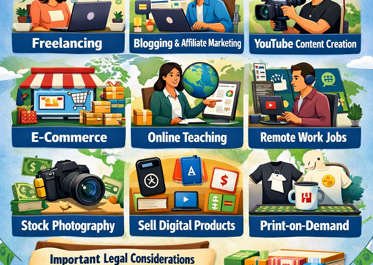 Legal Ways to Make Money Online (Worldwide Guide)